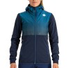 Warme Damen Jacke Sportful Rythmo W Galaxy Blau / Beerenblau